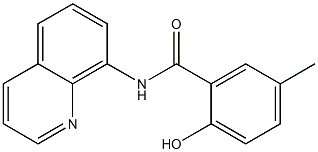 2-hydroxy-5-methyl-N-(quinolin-8-yl)benzamide Structure