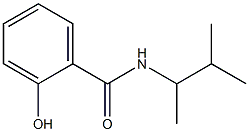 2-hydroxy-N-(3-methylbutan-2-yl)benzamide Structure
