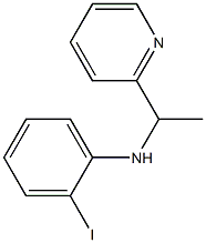 2-iodo-N-[1-(pyridin-2-yl)ethyl]aniline Struktur