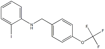 2-iodo-N-{[4-(trifluoromethoxy)phenyl]methyl}aniline