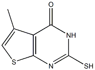 2-mercapto-5-methylthieno[2,3-d]pyrimidin-4(3H)-one,,结构式