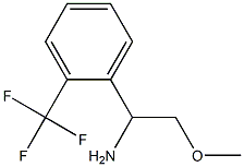 2-methoxy-1-[2-(trifluoromethyl)phenyl]ethanamine Struktur