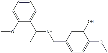 2-methoxy-5-({[1-(2-methoxyphenyl)ethyl]amino}methyl)phenol