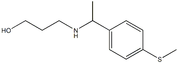  3-({1-[4-(methylsulfanyl)phenyl]ethyl}amino)propan-1-ol
