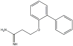  3-(1,1'-biphenyl-2-yloxy)propanimidamide