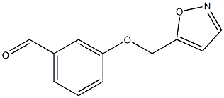 3-(1,2-oxazol-5-ylmethoxy)benzaldehyde Struktur