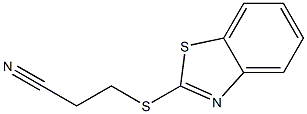 3-(1,3-benzothiazol-2-ylsulfanyl)propanenitrile Struktur