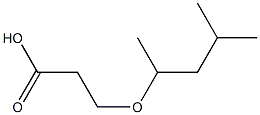 3-(1,3-dimethylbutoxy)propanoic acid