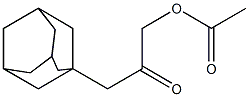 3-(1-adamantyl)-2-oxopropyl acetate Structure