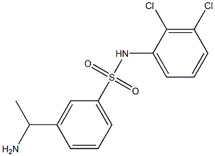 3-(1-aminoethyl)-N-(2,3-dichlorophenyl)benzene-1-sulfonamide