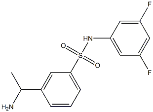 3-(1-aminoethyl)-N-(3,5-difluorophenyl)benzene-1-sulfonamide