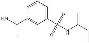 3-(1-aminoethyl)-N-(butan-2-yl)benzene-1-sulfonamide