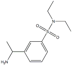 3-(1-aminoethyl)-N,N-diethylbenzene-1-sulfonamide