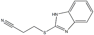 3-(1H-1,3-benzodiazol-2-ylsulfanyl)propanenitrile
