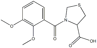 3-(2,3-dimethoxybenzoyl)-1,3-thiazolidine-4-carboxylic acid