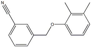 3-(2,3-dimethylphenoxymethyl)benzonitrile Structure