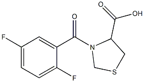 3-(2,5-difluorobenzoyl)-1,3-thiazolidine-4-carboxylic acid