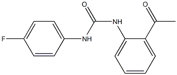 3-(2-acetylphenyl)-1-(4-fluorophenyl)urea