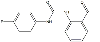  3-(2-acetylphenyl)-1-(4-fluorophenyl)urea