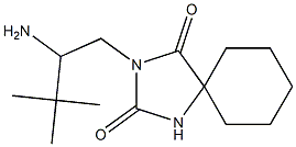 3-(2-amino-3,3-dimethylbutyl)-1,3-diazaspiro[4.5]decane-2,4-dione 化学構造式