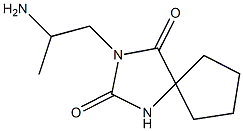 3-(2-aminopropyl)-1,3-diazaspiro[4.4]nonane-2,4-dione Struktur