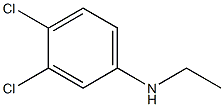 3,4-dichloro-N-ethylaniline Structure