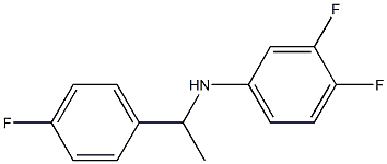 3,4-difluoro-N-[1-(4-fluorophenyl)ethyl]aniline