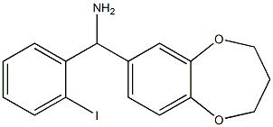 3,4-dihydro-2H-1,5-benzodioxepin-7-yl(2-iodophenyl)methanamine