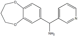 3,4-dihydro-2H-1,5-benzodioxepin-7-yl(pyridin-3-yl)methanamine Structure