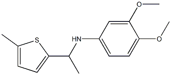 3,4-dimethoxy-N-[1-(5-methylthiophen-2-yl)ethyl]aniline