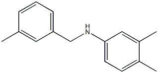 3,4-dimethyl-N-[(3-methylphenyl)methyl]aniline