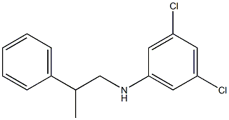 3,5-dichloro-N-(2-phenylpropyl)aniline Structure