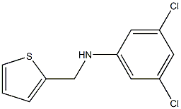 3,5-dichloro-N-(thiophen-2-ylmethyl)aniline Structure