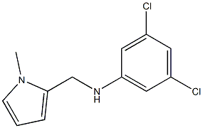 3,5-dichloro-N-[(1-methyl-1H-pyrrol-2-yl)methyl]aniline Structure