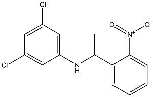 3,5-dichloro-N-[1-(2-nitrophenyl)ethyl]aniline Structure