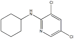 3,5-dichloro-N-cyclohexylpyridin-2-amine Structure