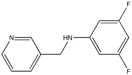 3,5-difluoro-N-(pyridin-3-ylmethyl)aniline Struktur