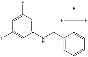 3,5-difluoro-N-{[2-(trifluoromethyl)phenyl]methyl}aniline