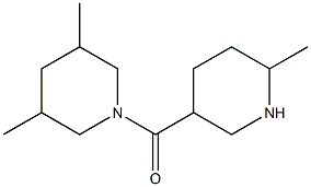 3,5-dimethyl-1-[(6-methylpiperidin-3-yl)carbonyl]piperidine