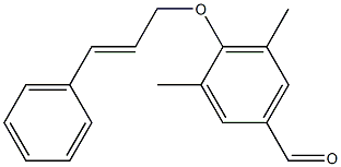 3,5-dimethyl-4-[(3-phenylprop-2-en-1-yl)oxy]benzaldehyde