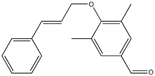 3,5-dimethyl-4-[(3-phenylprop-2-en-1-yl)oxy]benzaldehyde|