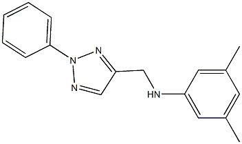 3,5-dimethyl-N-[(2-phenyl-2H-1,2,3-triazol-4-yl)methyl]aniline
