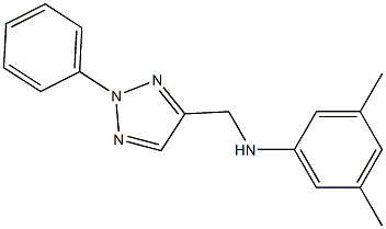 3,5-dimethyl-N-[(2-phenyl-2H-1,2,3-triazol-4-yl)methyl]aniline Structure