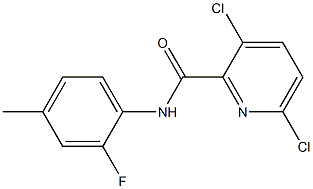 3,6-dichloro-N-(2-fluoro-4-methylphenyl)pyridine-2-carboxamide