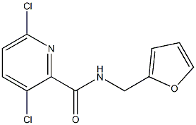 3,6-dichloro-N-(furan-2-ylmethyl)pyridine-2-carboxamide Structure