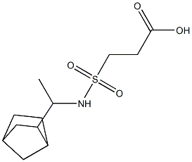 3-[(1-{bicyclo[2.2.1]heptan-2-yl}ethyl)sulfamoyl]propanoic acid|
