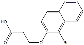 3-[(1-bromo-2-naphthyl)oxy]propanoic acid|