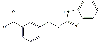 3-[(1H-1,3-benzodiazol-2-ylsulfanyl)methyl]benzoic acid