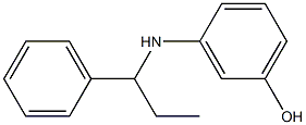 3-[(1-phenylpropyl)amino]phenol|