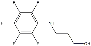 3-[(2,3,4,5,6-pentafluorophenyl)amino]propan-1-ol|